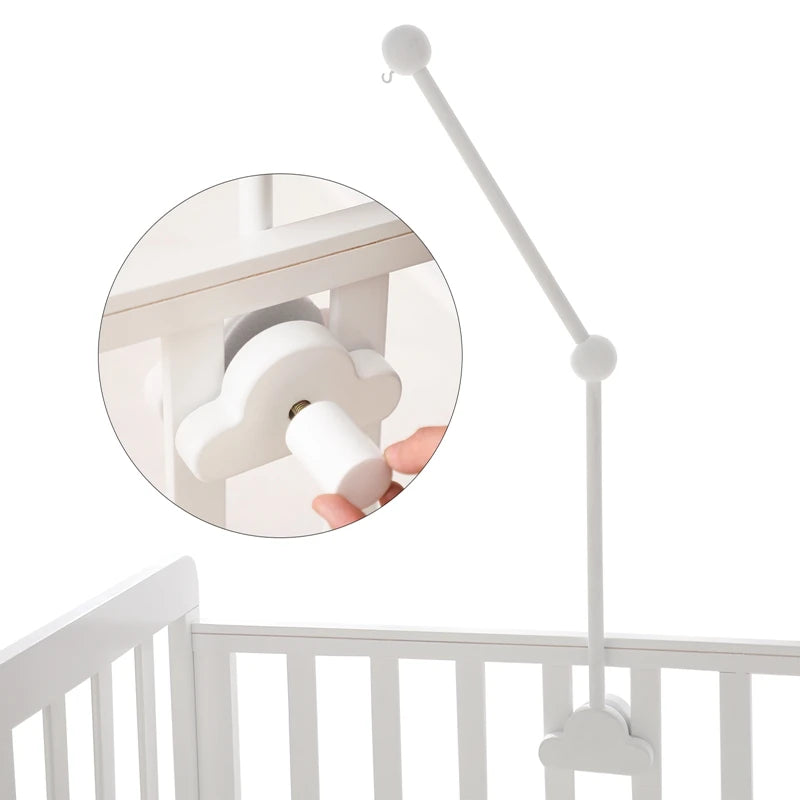 Baby Cribs Rattle Toy 0-12 Months Newborn Bed Bell Musical Toddler Rattles for Kids Gift for Baby Holder Bracket Infant Crib